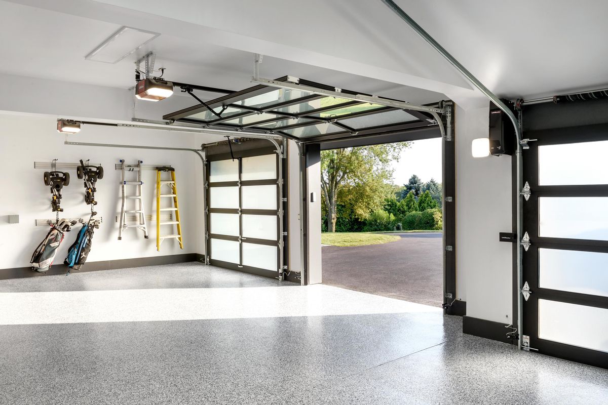 White Epoxy Basement Floor - Epoxy Flooring, Columbus Ohio