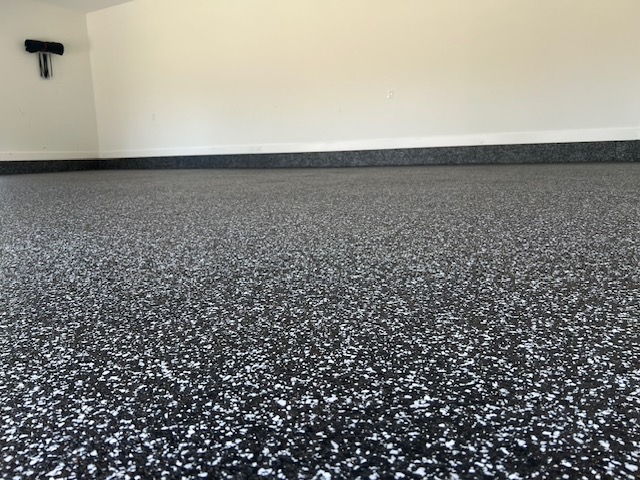 Polyurea flooring installed by Garage Force