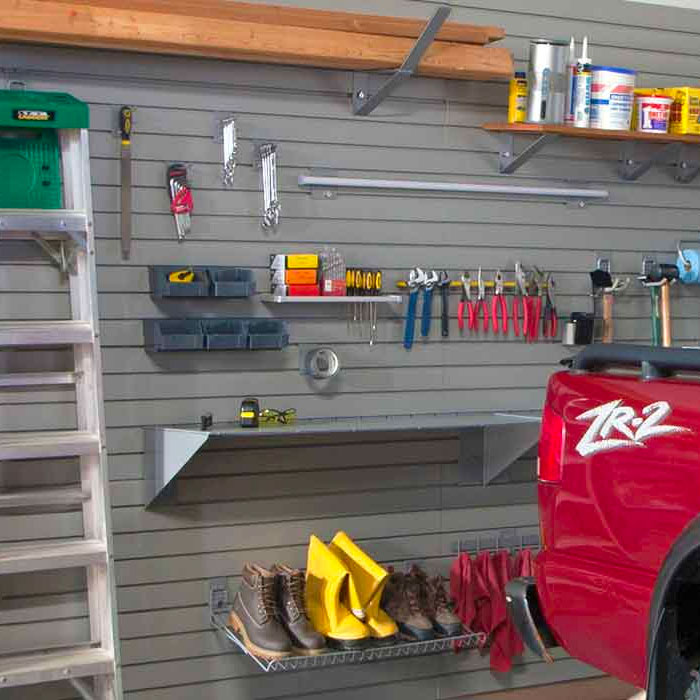 Garage Wall Organizer with tools