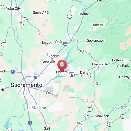 Map of Sacramento location